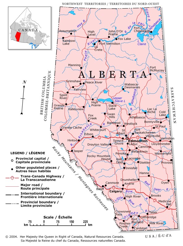 map of montana and alberta. Alberta Map - Alberta Colleges