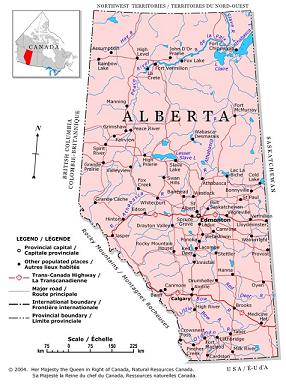 Alberta Map - click for details